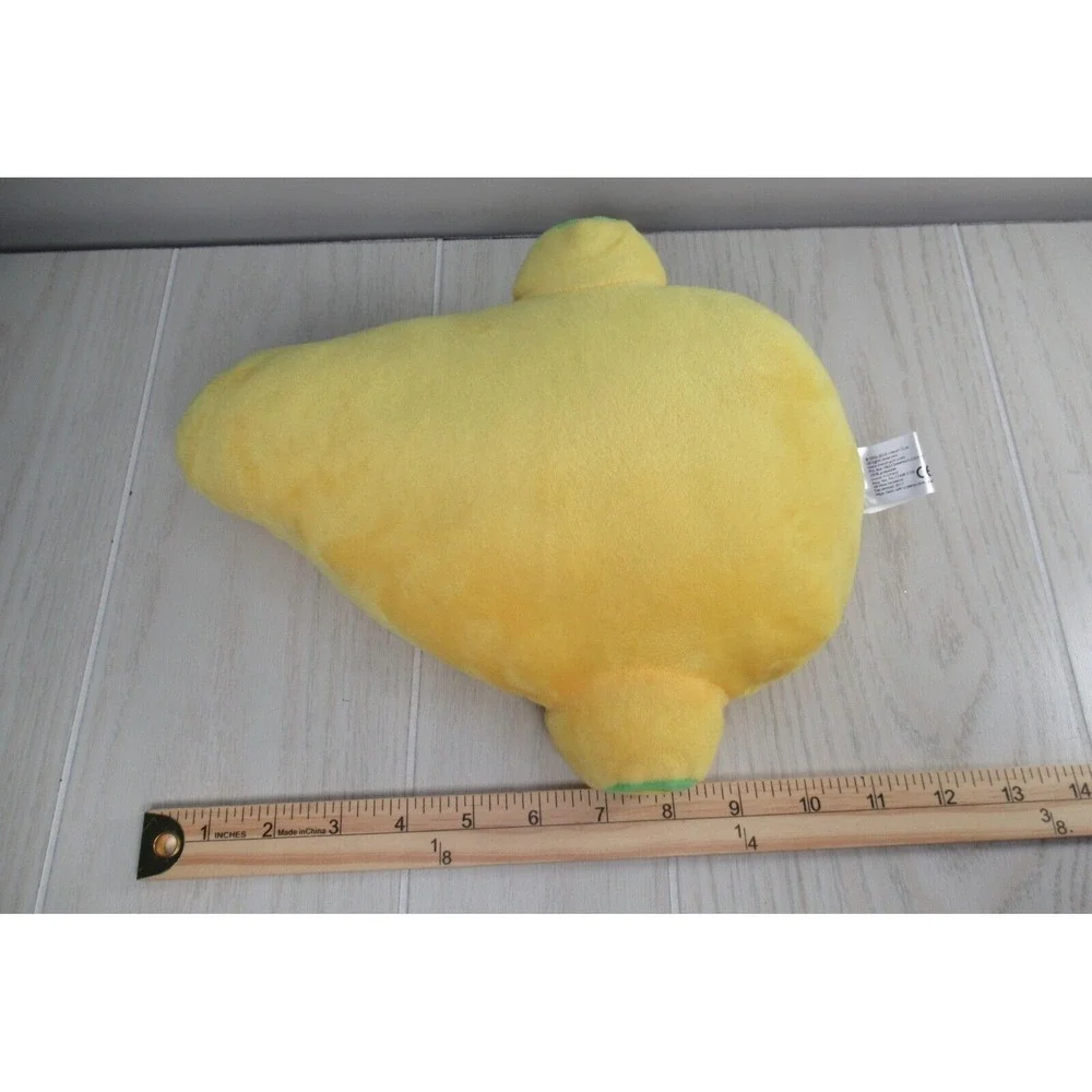 I Heart Guts  I'm a‎ Liver Not a Fighter plush yellow USED w/ flaw READ